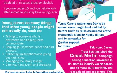 Young Carers Awareness Day Thursday 30th January 2020